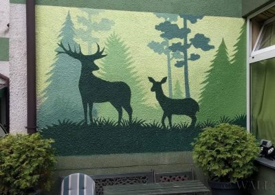 wykonany mural