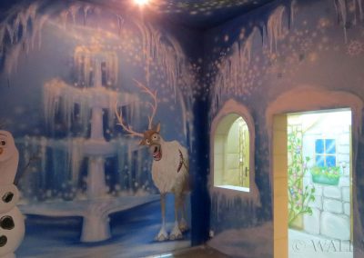 malowidło ścienne - pokój frozen