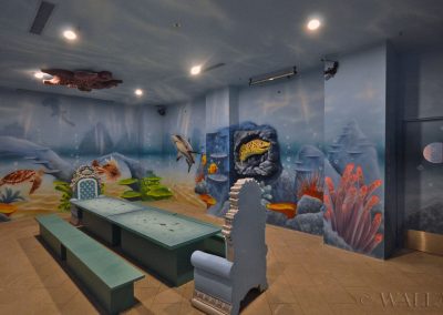 podwodny pokój urodzinowy - rafa